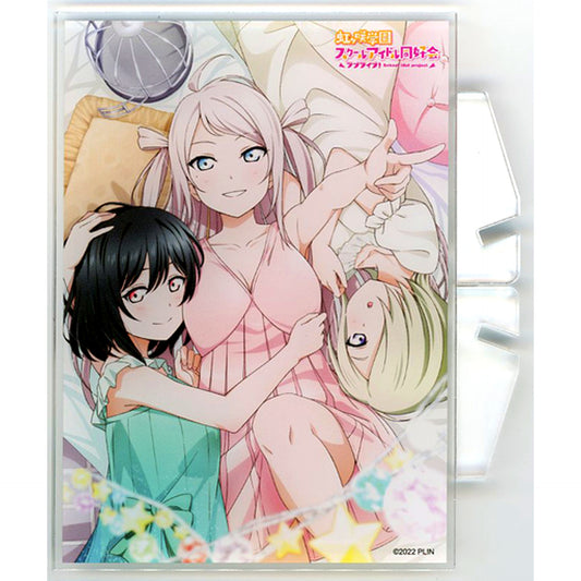 Shioriko Mifune & Mia Taylor & Lanzhu Zhong Acrylic Plate Bonus for Love Live! Nijigasaki True Face Photo Essay 05 Rainbow Days Limited Set [USED]