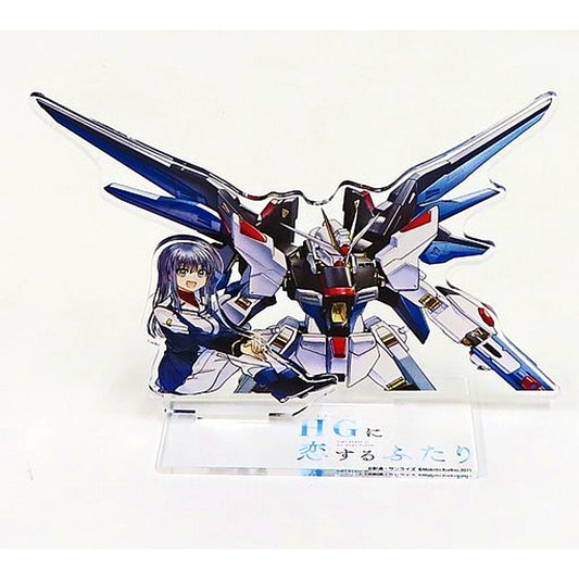Sora Takamiya & Freedom Gundam HG ni Koisuru Futari Drawn Acrylic Figure Comics Vol.3 Gamers Limited Bonus [USED]