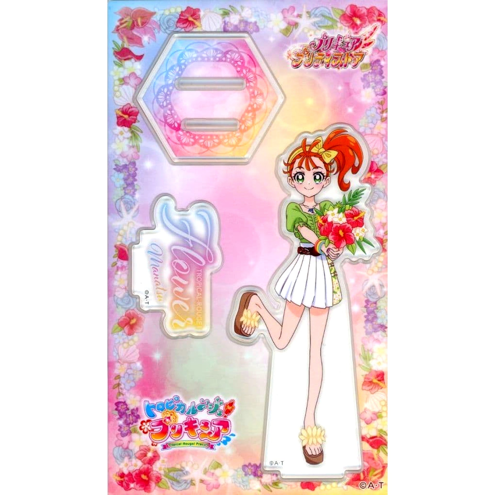 Manatsu Natsuumi Tropical-Rouge! Pretty Cure Flower Collection Acrylic Stand Pretty Store Limited [USED]