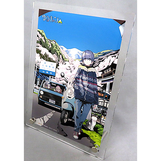 Rin Shima Acrylic Character Plate Bonus Item for Comics Yuru Camp 13 amiami Pack [USED]
