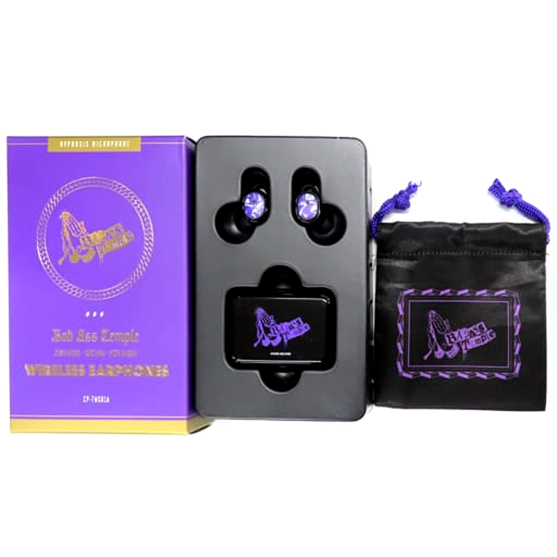 Bad Ass Temple Hypnosis Mic -Division Rap Battle- Nagoya Division Model HYPNOSISMIC WIRELESS EARPHONES Wireless Earphones x ONKYO HYPSTER Limited [USED]