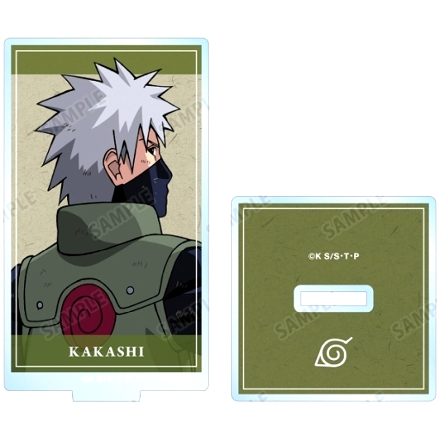 Kakashi Hatake Naruto Shippuden Fighting Back Ver. Illustration Trading Acrylic Stand [USED]