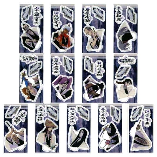 Assorted BLEACH Acrylic Figure Collection Original Gotei 13 Set of 13 [USED]