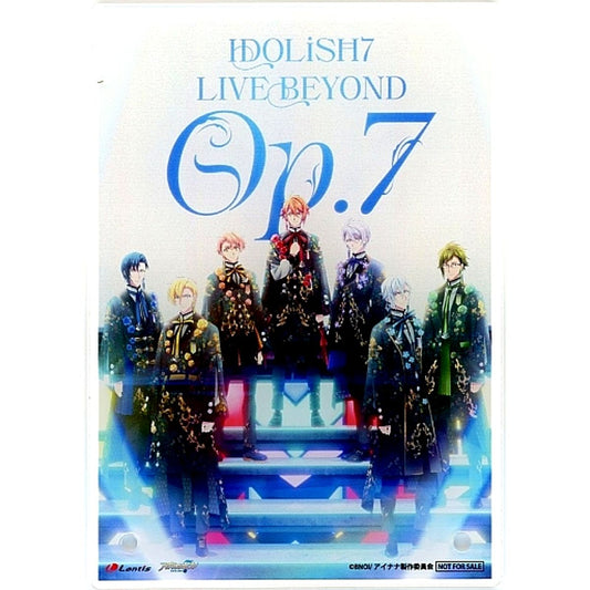 IDOLiSH7 A6 Acrylic Plate IDOLiSH7 LIVE BEYOND "Op.7" Blu-ray BOX Limited Edition 7NET Purchase Bonus [USED]