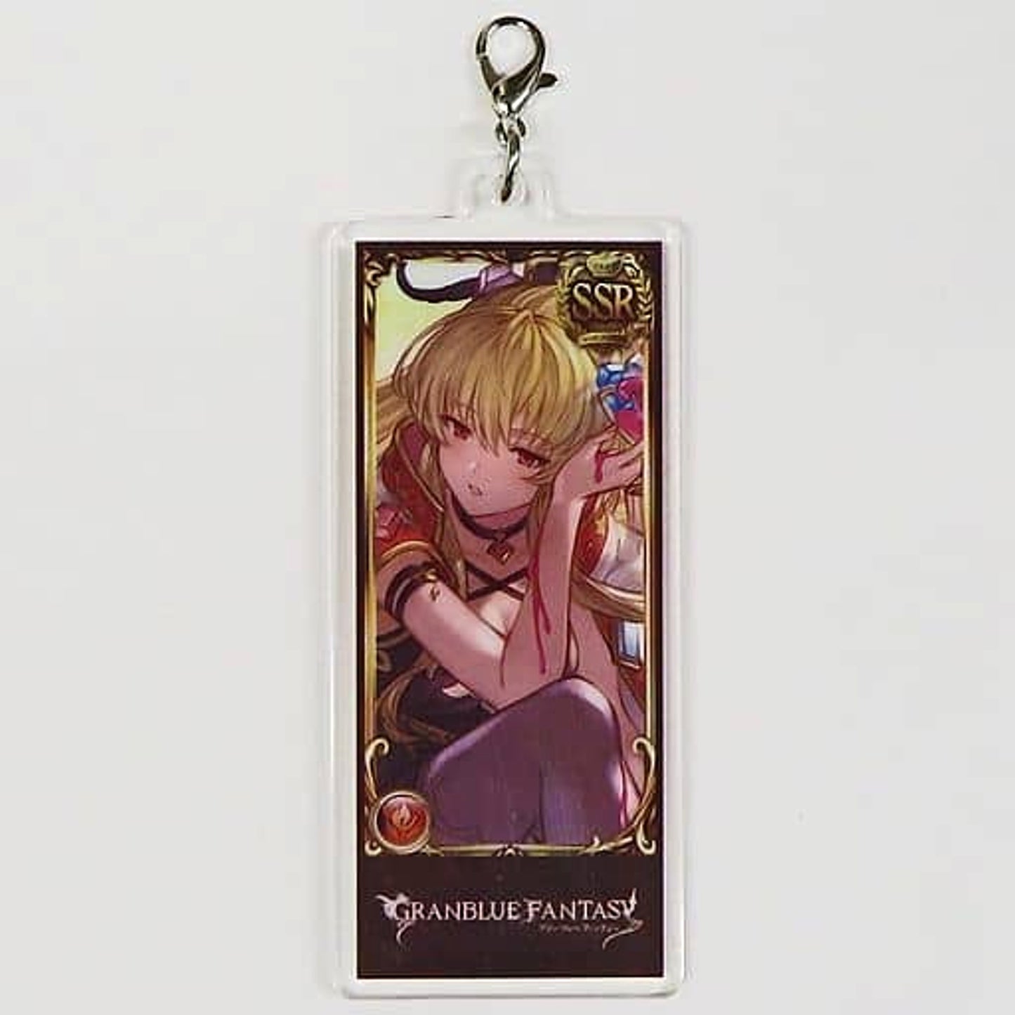 Granblue Fantasy Vira Fire Organization Acrylic Charm Vol.3 Granblue Fantasy Fest 2022-2023 Exclusive Charm [USED]