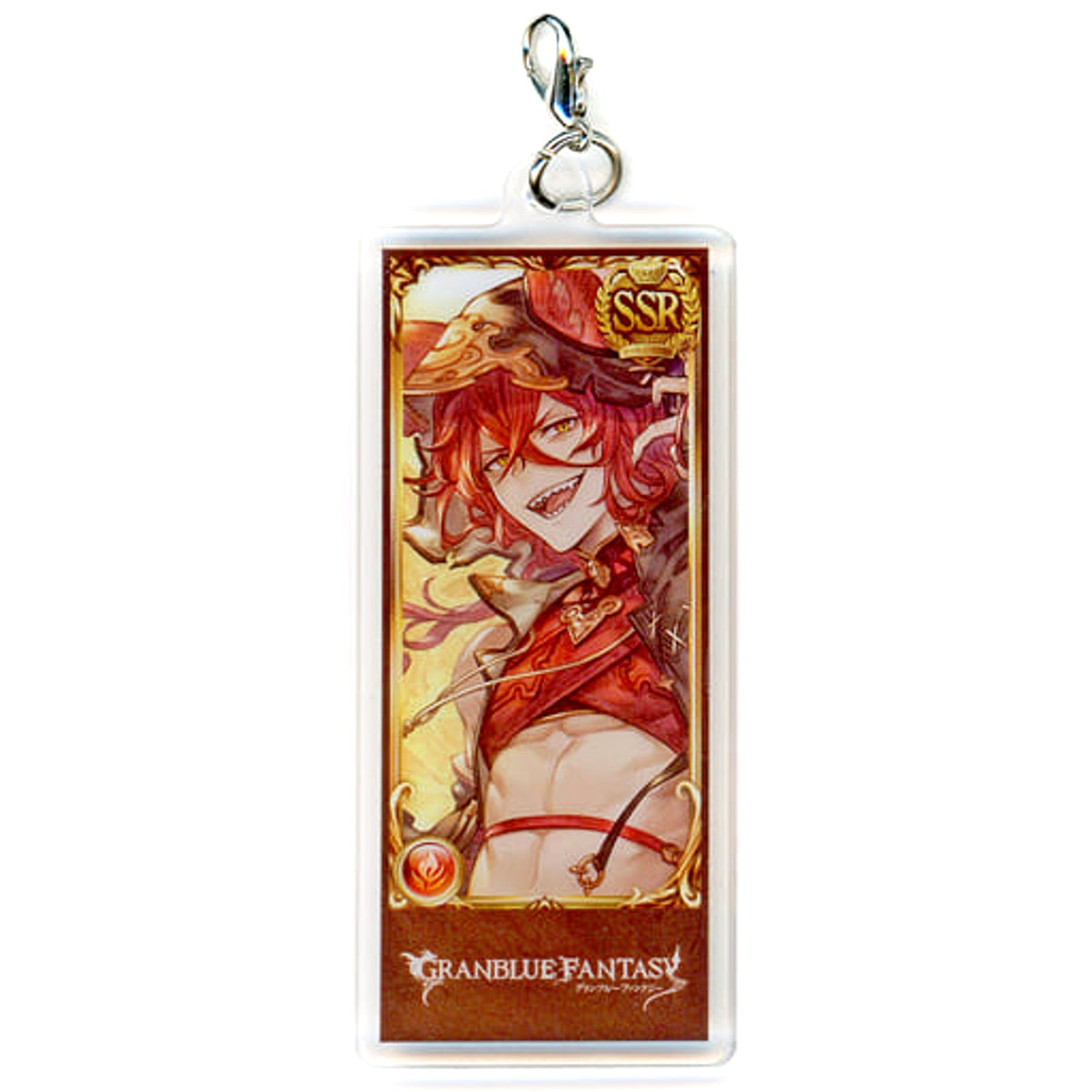 Granblue Fantasy Elmott Fire Organization Acrylic Charm Vol.3 Granblue Fantasy Fest 2022-2023 Exclusive Charm [USED]
