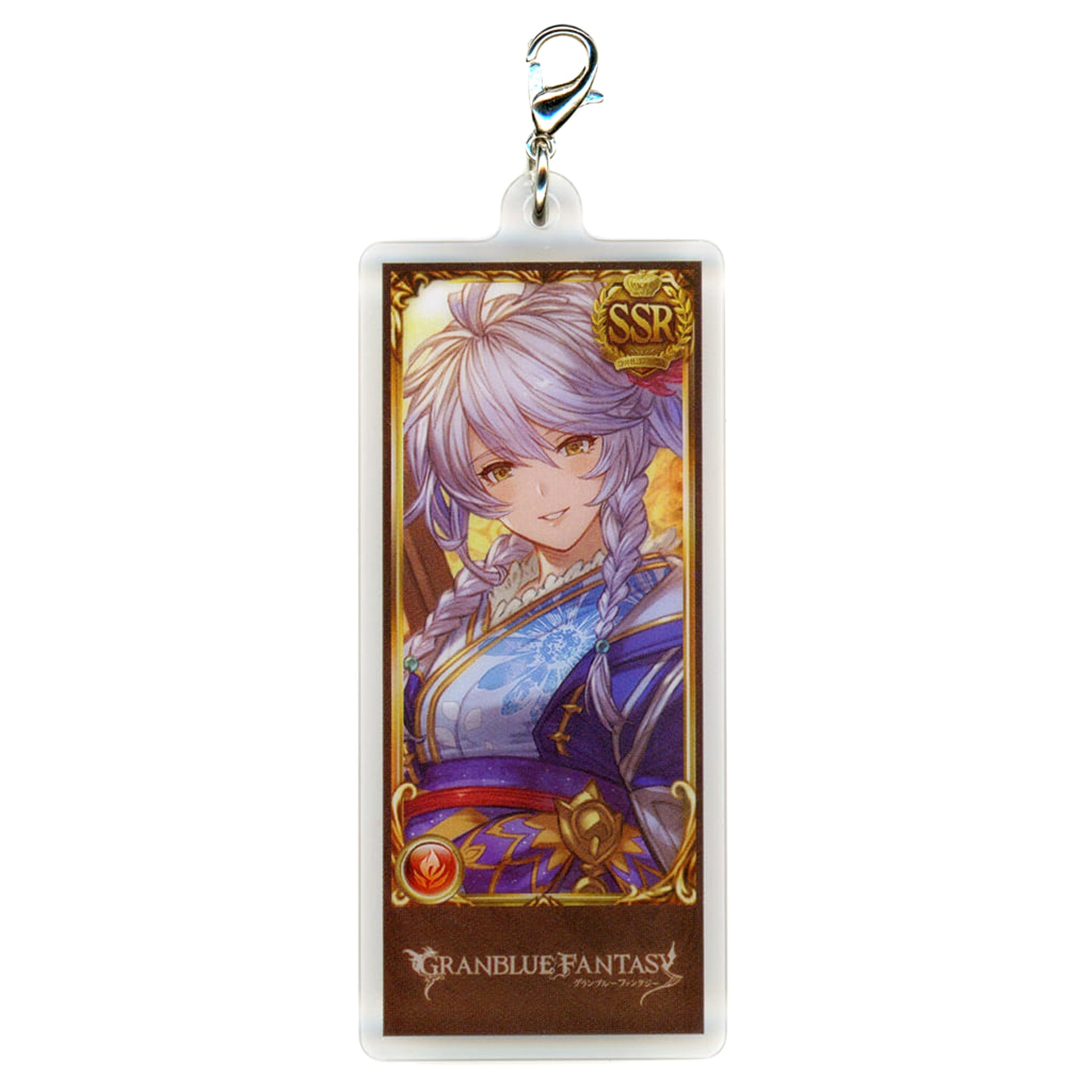 Granblue Fantasy Silva Fire Organization Acrylic Charm Vol.3 Granblue Fantasy Fest 2022-2023 Exclusive Charm [USED]
