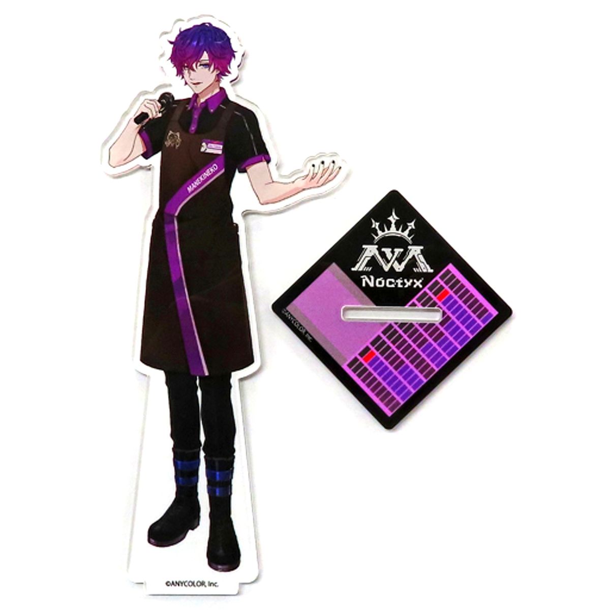 Uki Violeta Noctyx Acrylic Stand Virtual YouTuber Nijisanji Karaoke Manekineko [USED]
