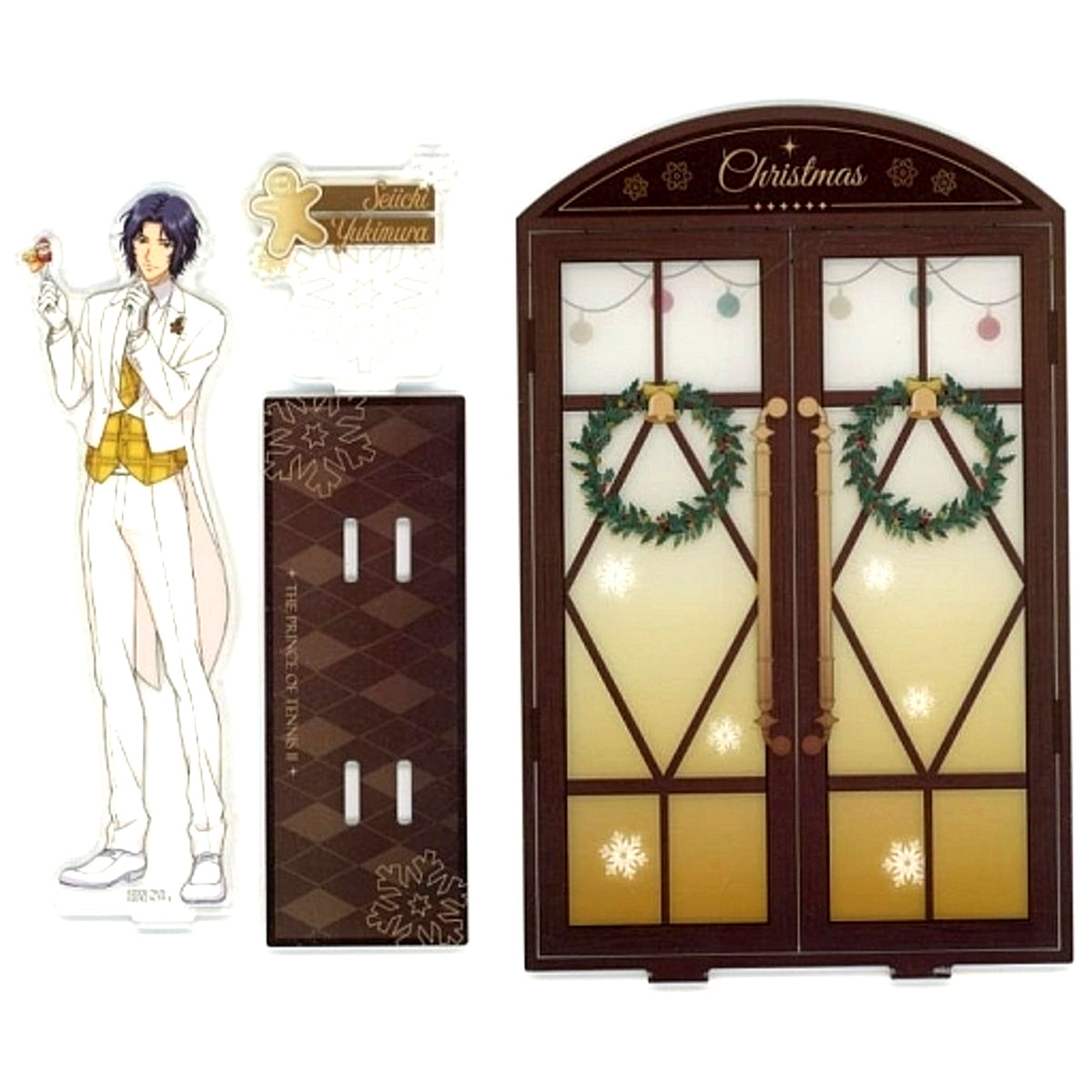 Seiichi Yukimura The Prince of Tennis II Acrylic Stand Christmas Theme Cafe China Limited [USED]