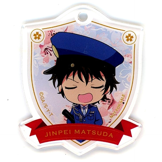 Jinpei Matsuda Bonus Ver. Detective Conan Niitengo Acrylic Keychain SAKURA Graduation Ver. Box Purchase Bonus [USED]