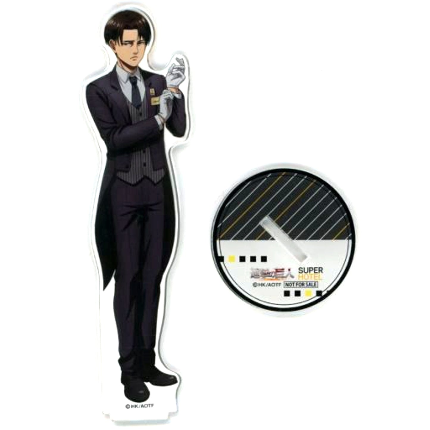 Levi Ackerman Attack on Titan The Final Season x Super Hotel Collab Plan Limited Novelty Life-size Acrylic Stand [USED]