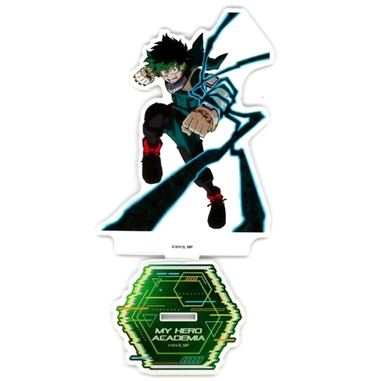 Izuku Midoriya Newly Drawn BIG Acrylic Stand Combat Ver. My Hero Academia [USED]