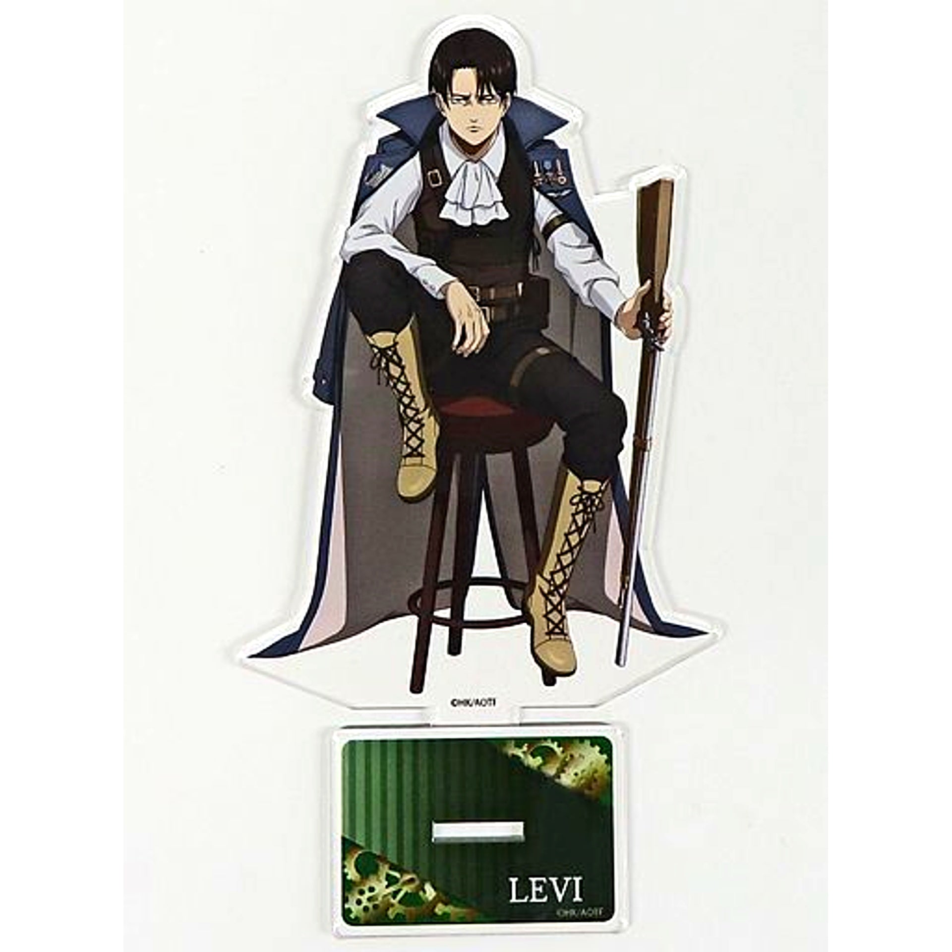Levi Ackerman Attack on Titan Steampunk Ver. Acrylic Stand Karaoke Manekineko [USED]