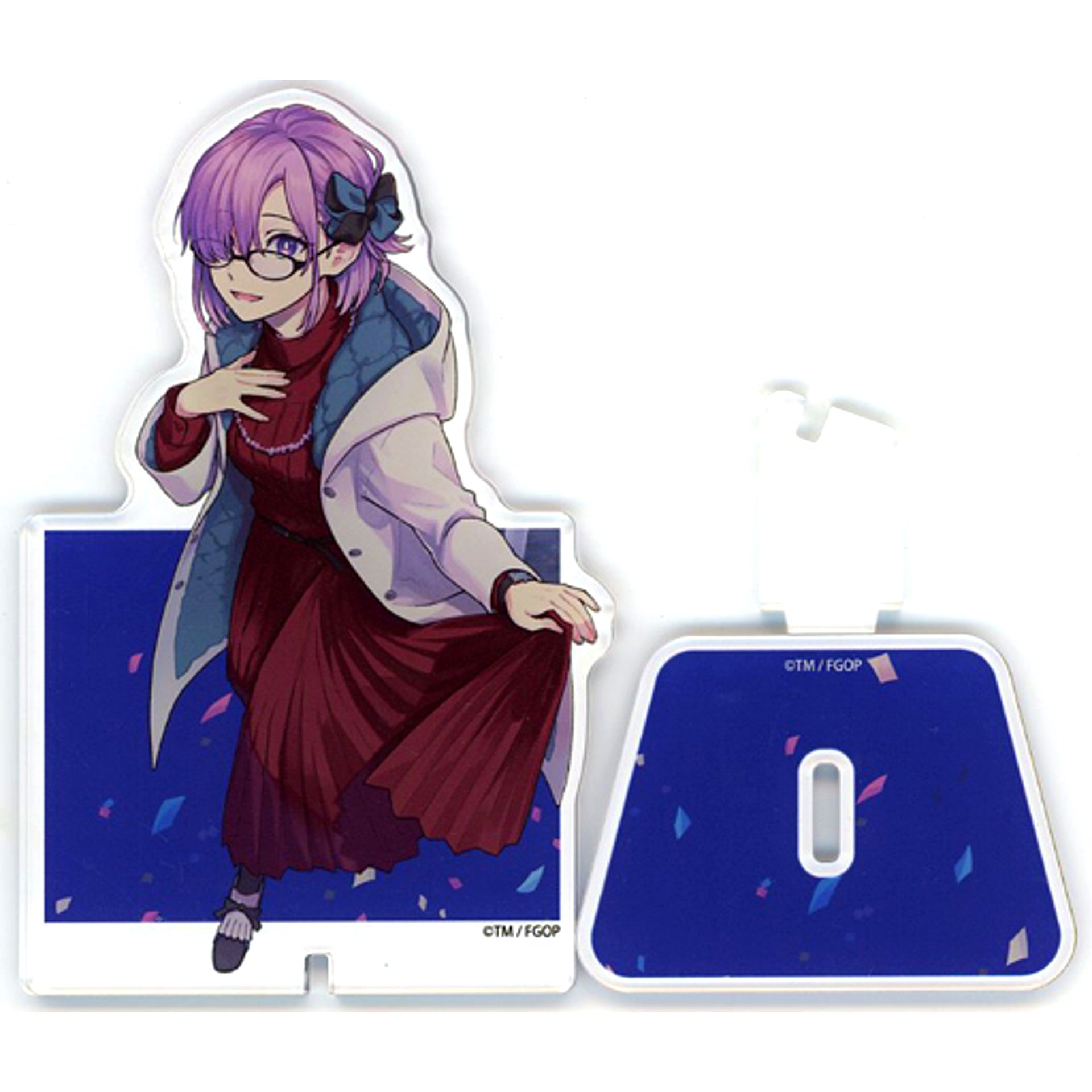 Mash Kyrielight Fate/Grand Order Acrylic Mascot Winter Party 2022-2023 [USED]