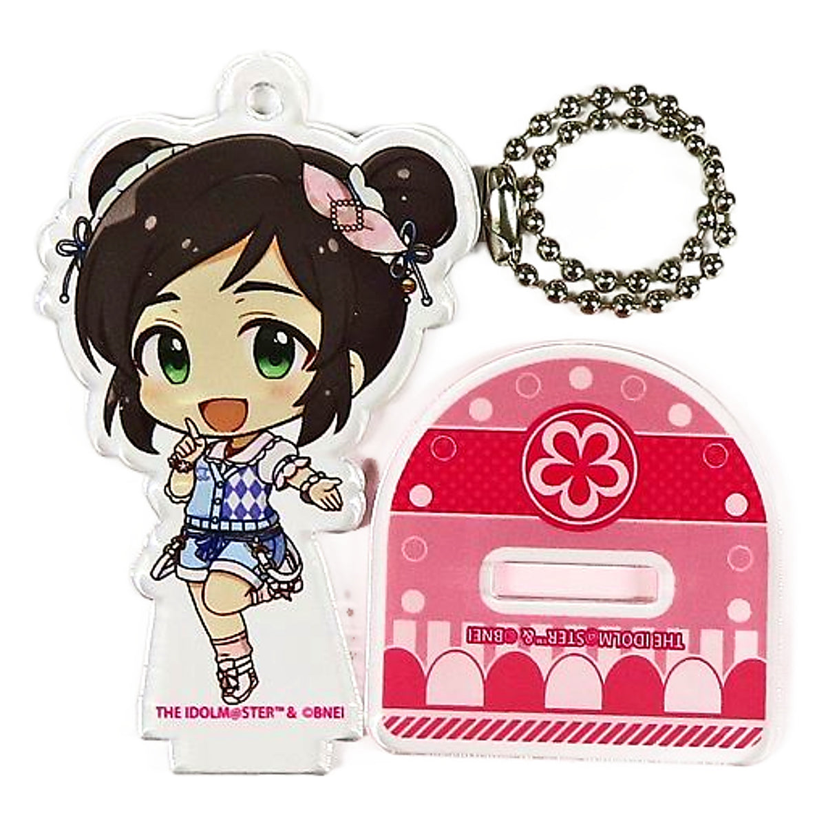 THE IDOLM@STER Cinderella Girls Yao Feifei Trading Acrylic Stand Keychain Vol.1 Collaboration Cafe Powered By Animax Cafe+ First Half Limited Keychains [USED]