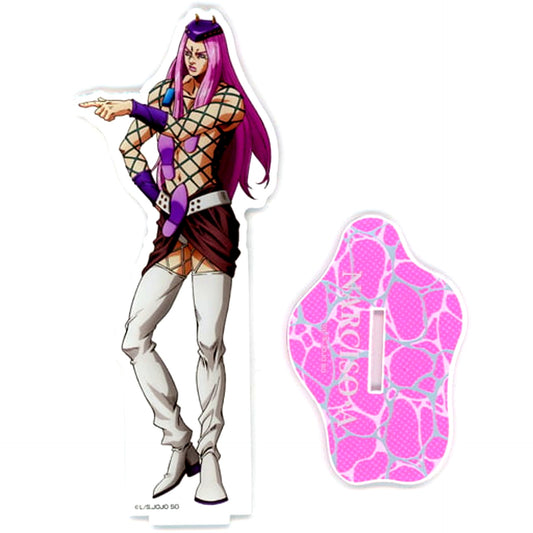 Narciso Anasui Illustration Big Acrylic Stand JoJo's Bizarre Adventure Part 6 Stone Ocean [USED]