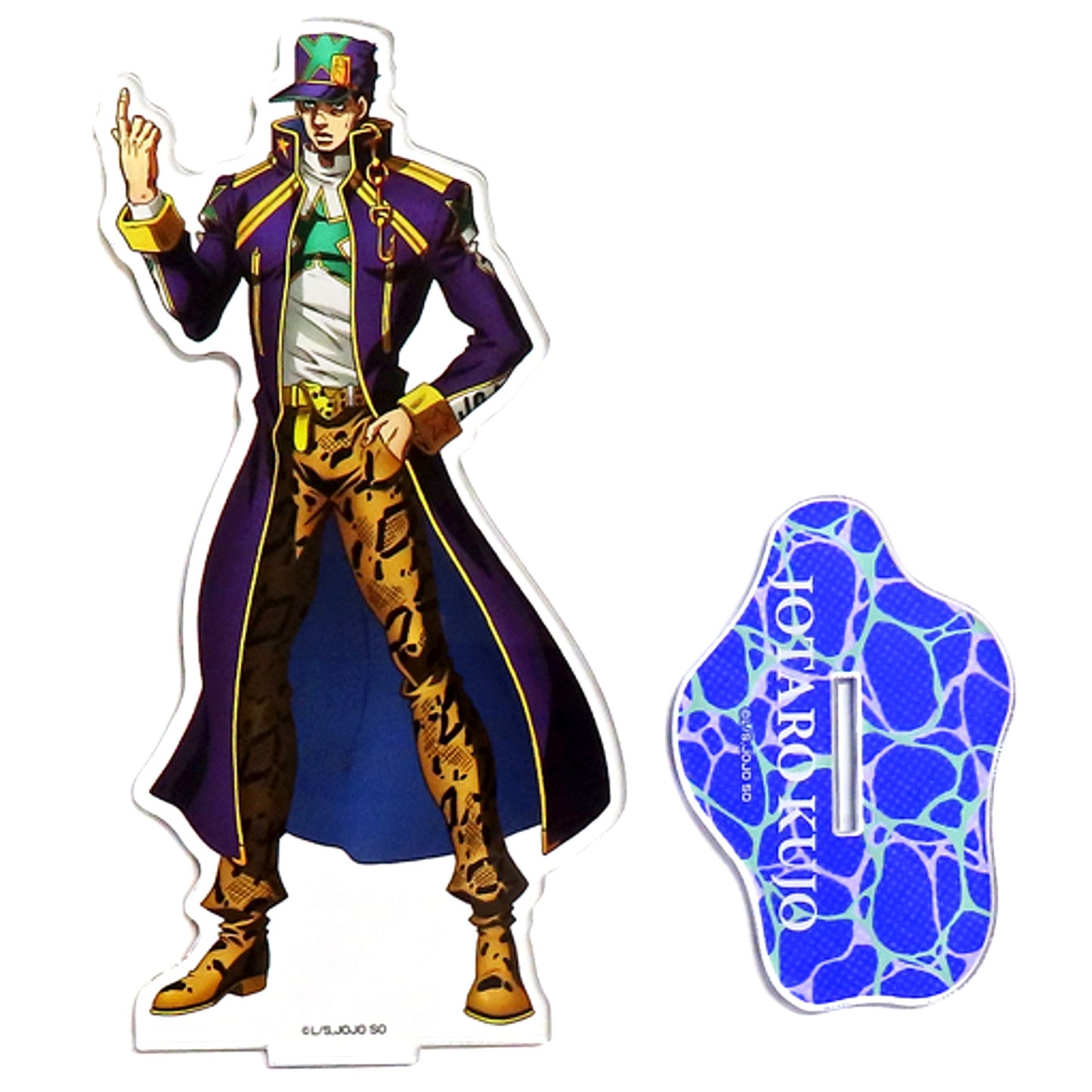 Jotaro Kujo Illustration BIG Acrylic Stand JoJo's Bizarre Adventure Part 6 Stone Ocean [USED]