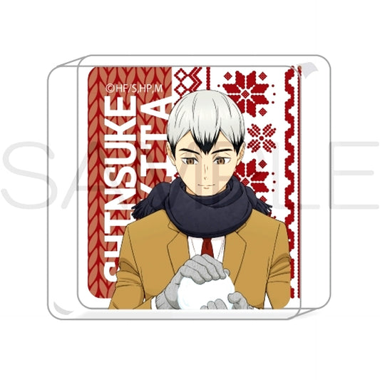 Shinsuke Kita - Snow Play Ver. mini Acrylic Block Haikyu!! [USED]