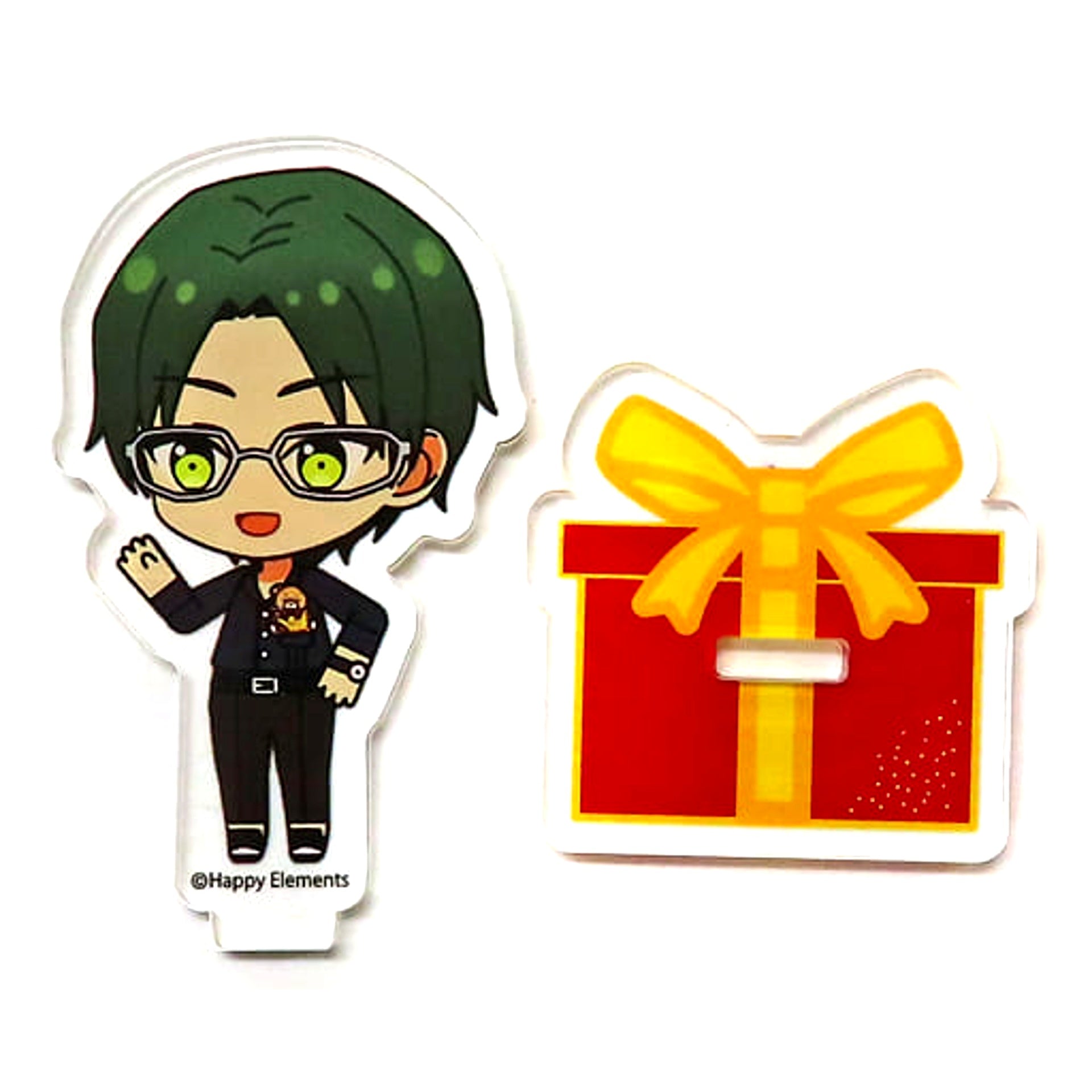 Keito Hasumi Ensemble Stars!! Birthday Cookie Bear Acrylic Stand Shop Sunrise Purchase Bonus [USED]