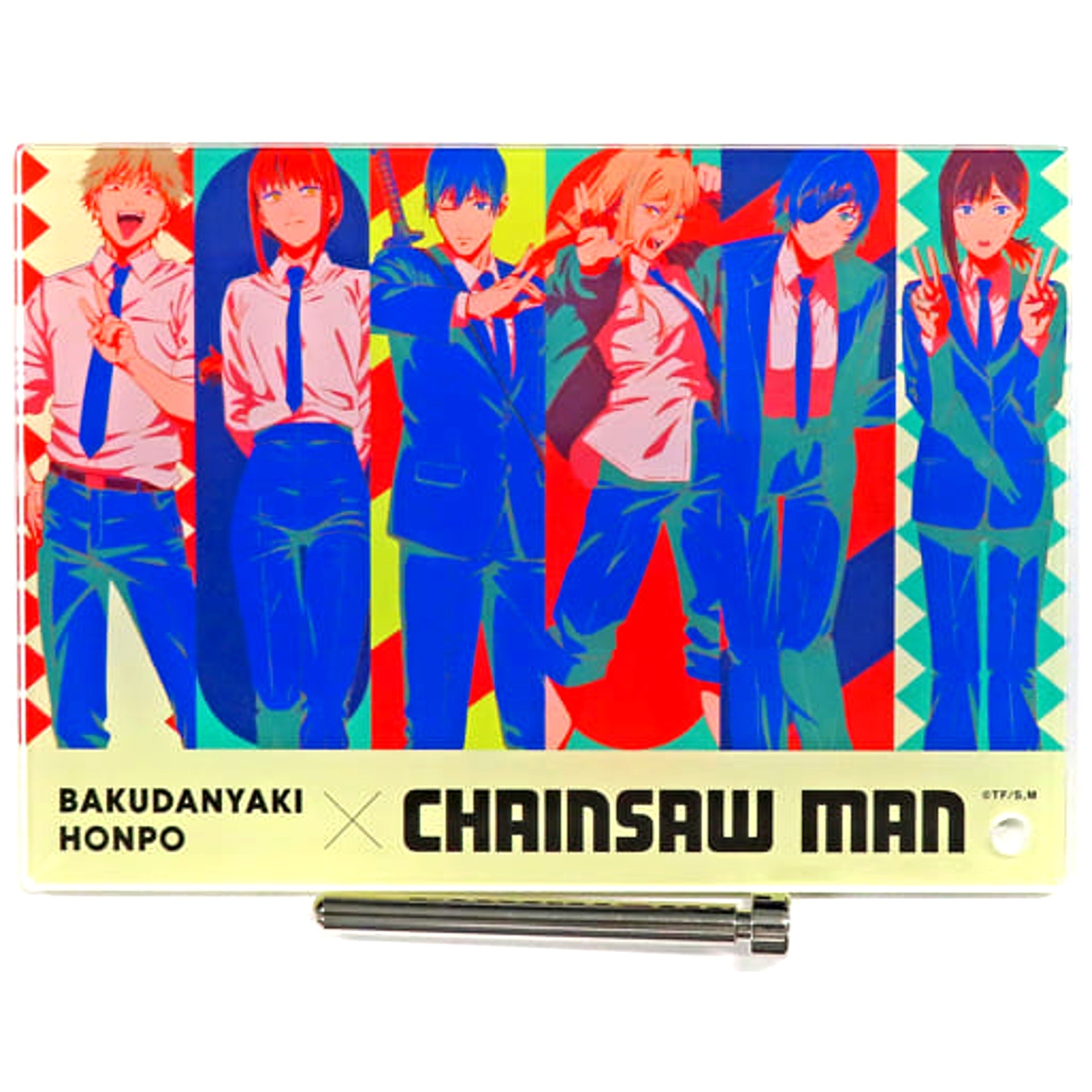 Group Chainsaw Man A6 Acrylic Plate Bakudan-yaki Honpo Part 2 [USED]