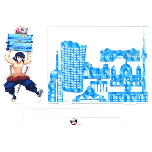 Inosuke Hashibira Demon Slayer To the Swordsmith Village World Tour Screening Illustration Acrylic Stand Theater Goods [USED]