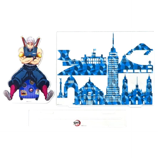 Tengen Uzui World Tour Newly Drawn Illustration Acrylic Stand World Tour Screening Demon Slayer: Kimetsu no Yaiba To the Swordsmith Village Theater Goods [USED]