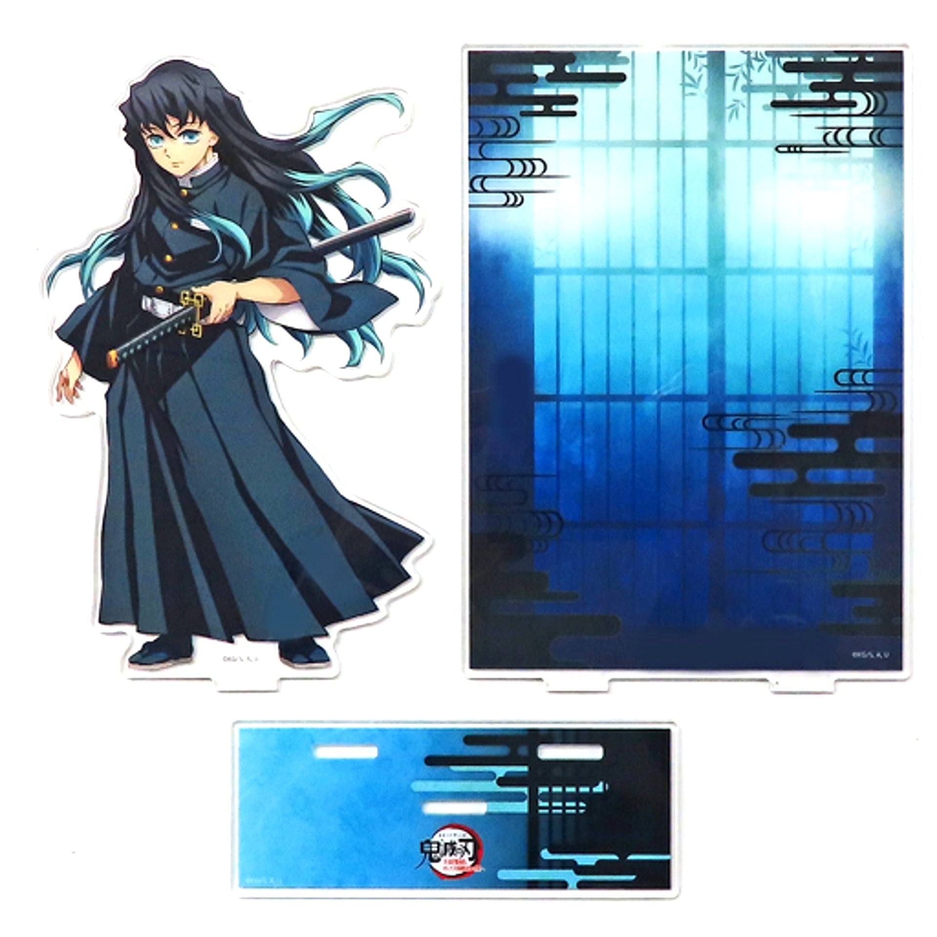 Muichiro Tokito Teaser Visual Acrylic Stand with Background World Tour Screening Demon Slayer: Kimetsu no Yaiba To the Swordsmith Village Theater Goods [USED]