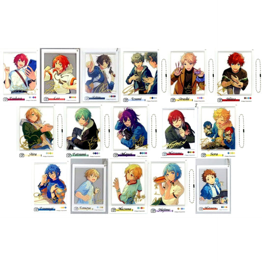 Set of 16 Ensemble Stars!! Encounter Cheki Style Acrylic Keychain B Box China Limited [USED]