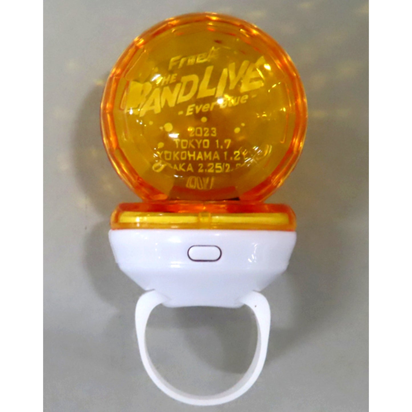 Asahi Shiina Golden Yellow Free! THE BAND LIVE -Ever Blue- Ring Light [USED]