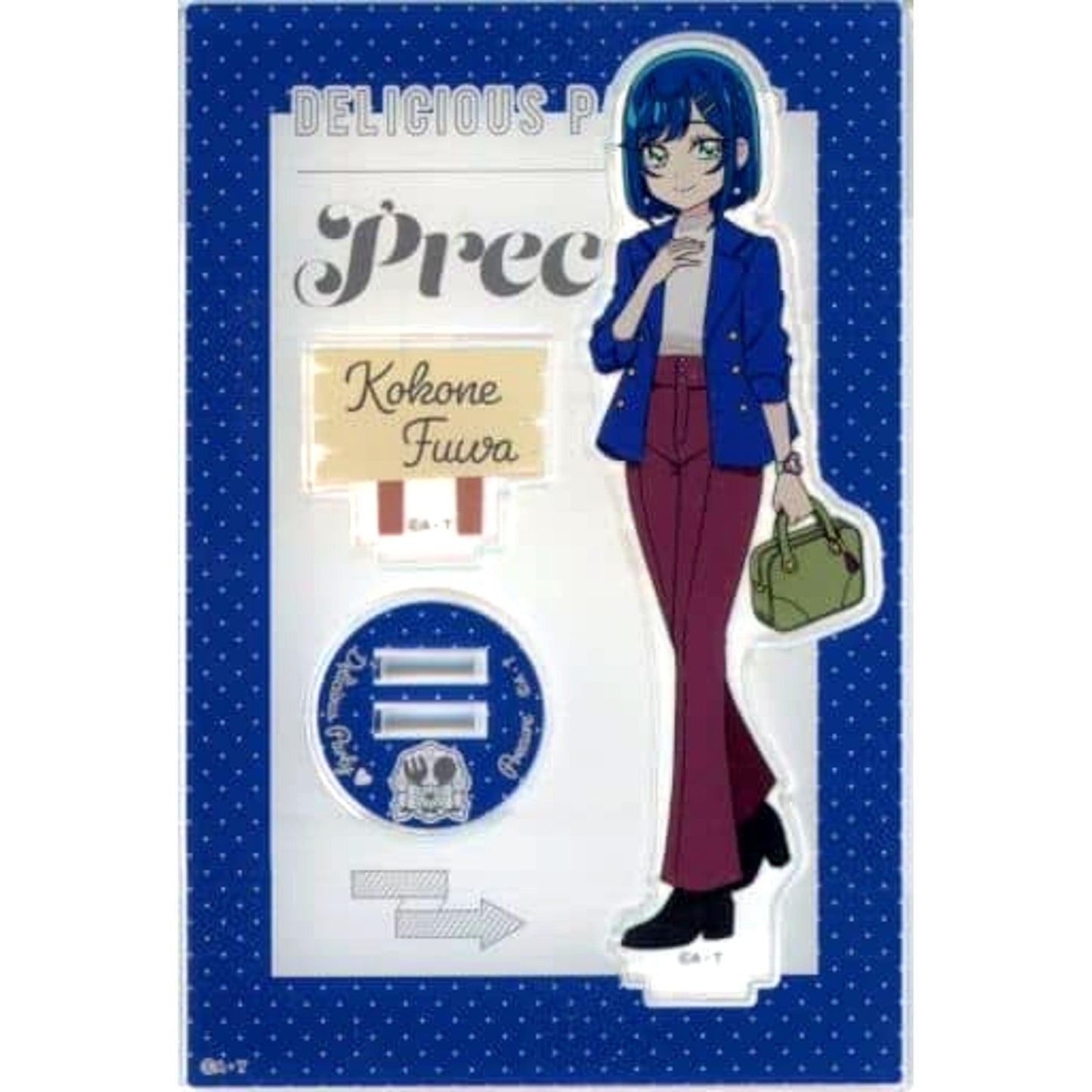 Kokone Fuwa Delicious Party Pretty Cure Cinema Fair Acrylic Stand Pretty Store Limited [USED]