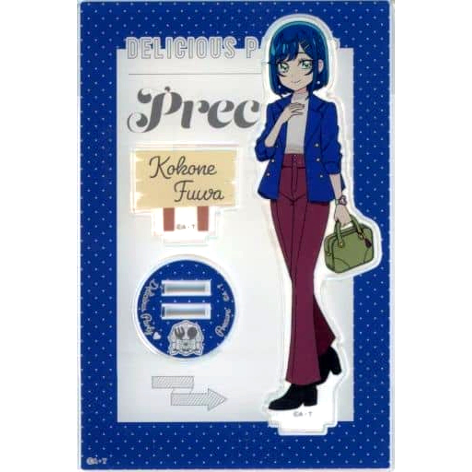 Kokone Fuwa Delicious Party Pretty Cure Cinema Fair Acrylic Stand Pretty Store Limited [USED]