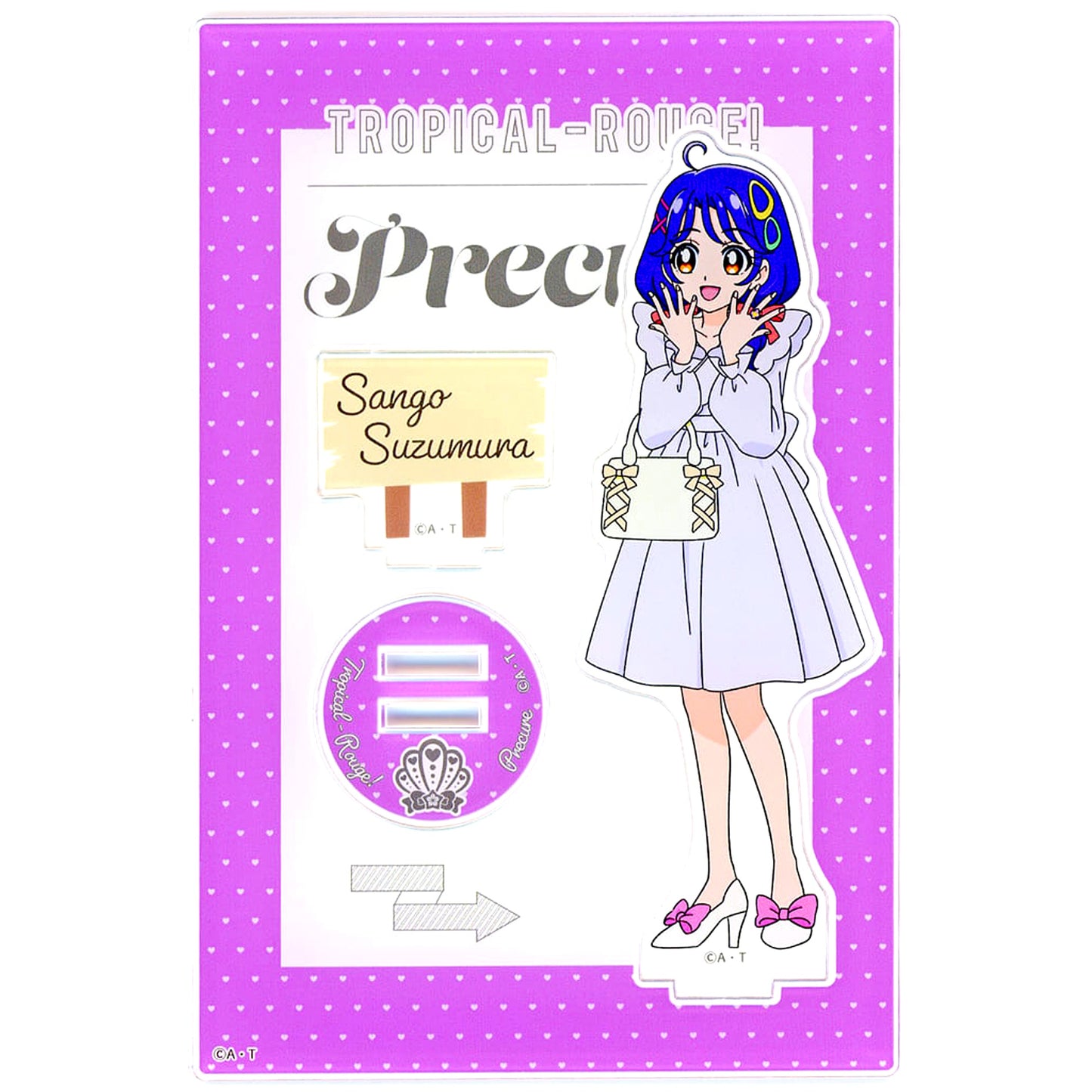 Sango Suzumura Tropical-Rouge! Pretty Cure Cinema Fair Acrylic Stand Pretty Store Limited [USED]
