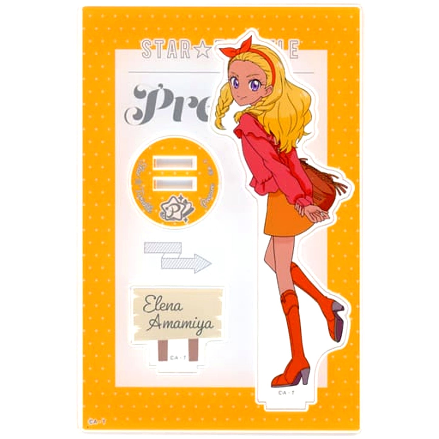 Elena Amamiya Star Twinkle PreCure Cinema Fair Acrylic Stand Pretty Store Limited [USED]