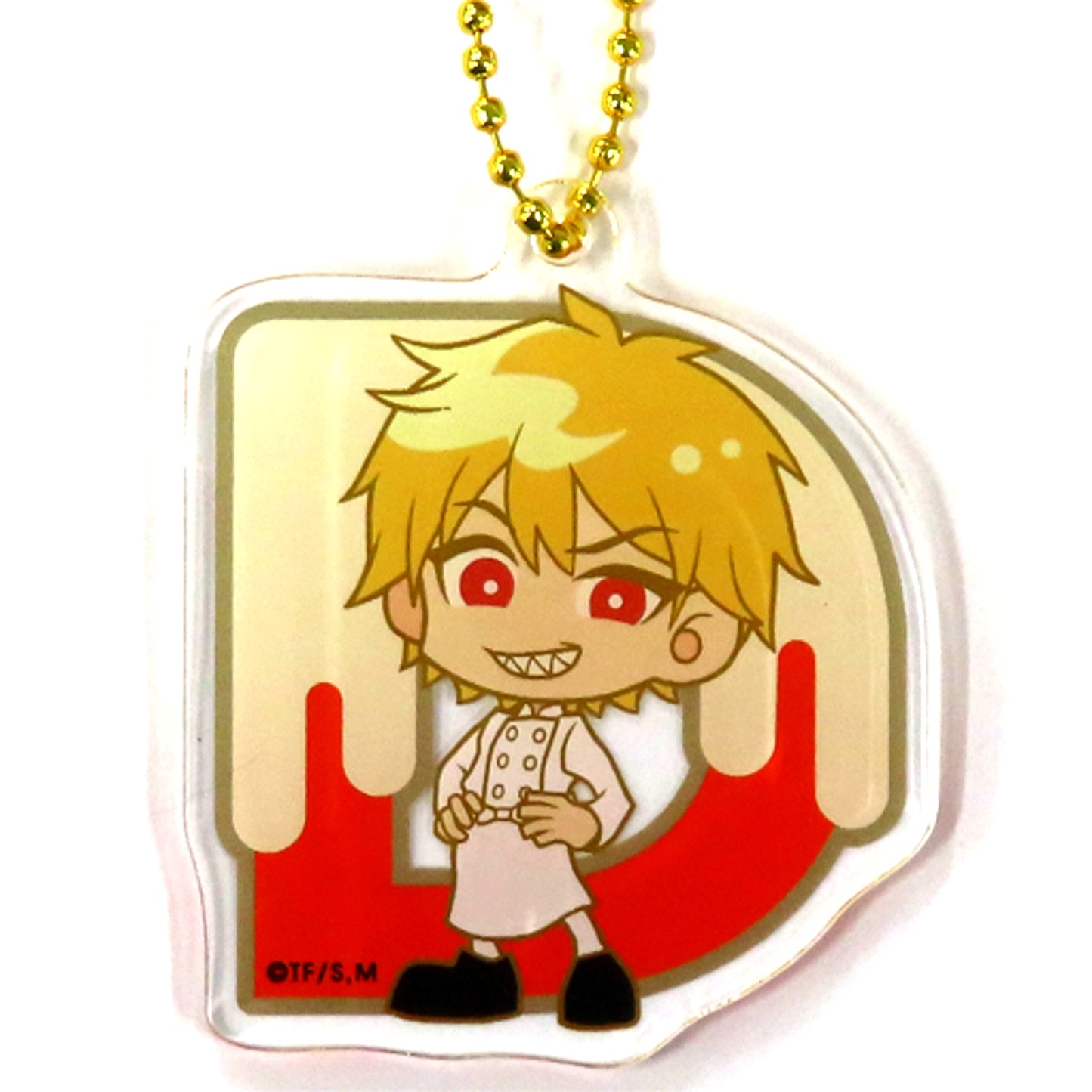 Denji Chainsaw Man Cafe Mini Chara Acrylic Keychain [USED]