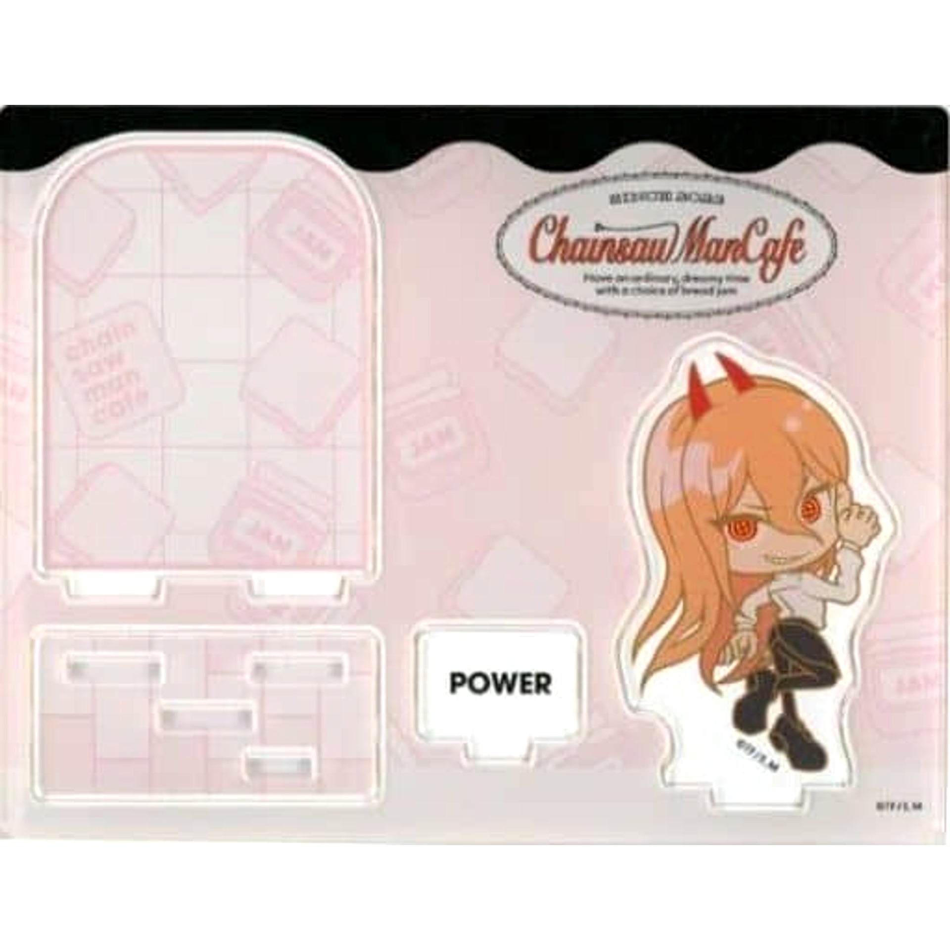 Power Chainsaw Man Mini Chara Acrylic Stand Chainsaw Man Cafe Limited [USED]