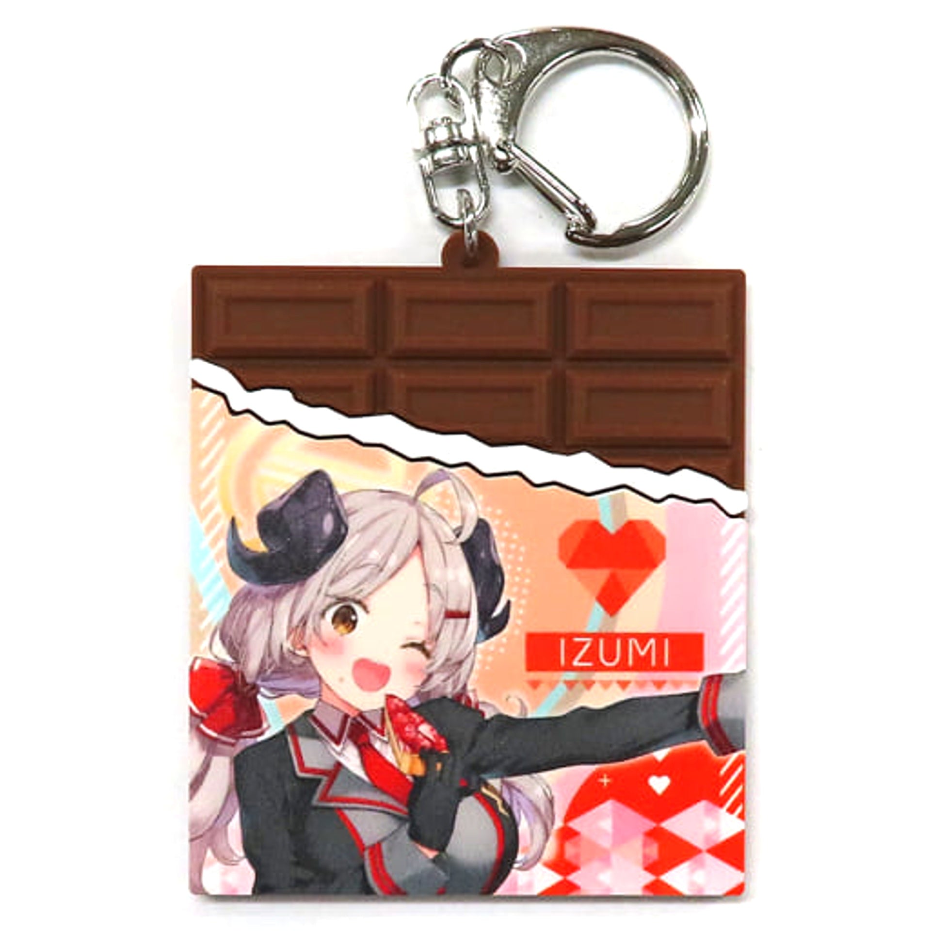 Blue Archive Izumi Shishido Chocolate-Shaped Rubber Keychain Pop Up Shop in Atre Akihabara Limited Keychains [USED]