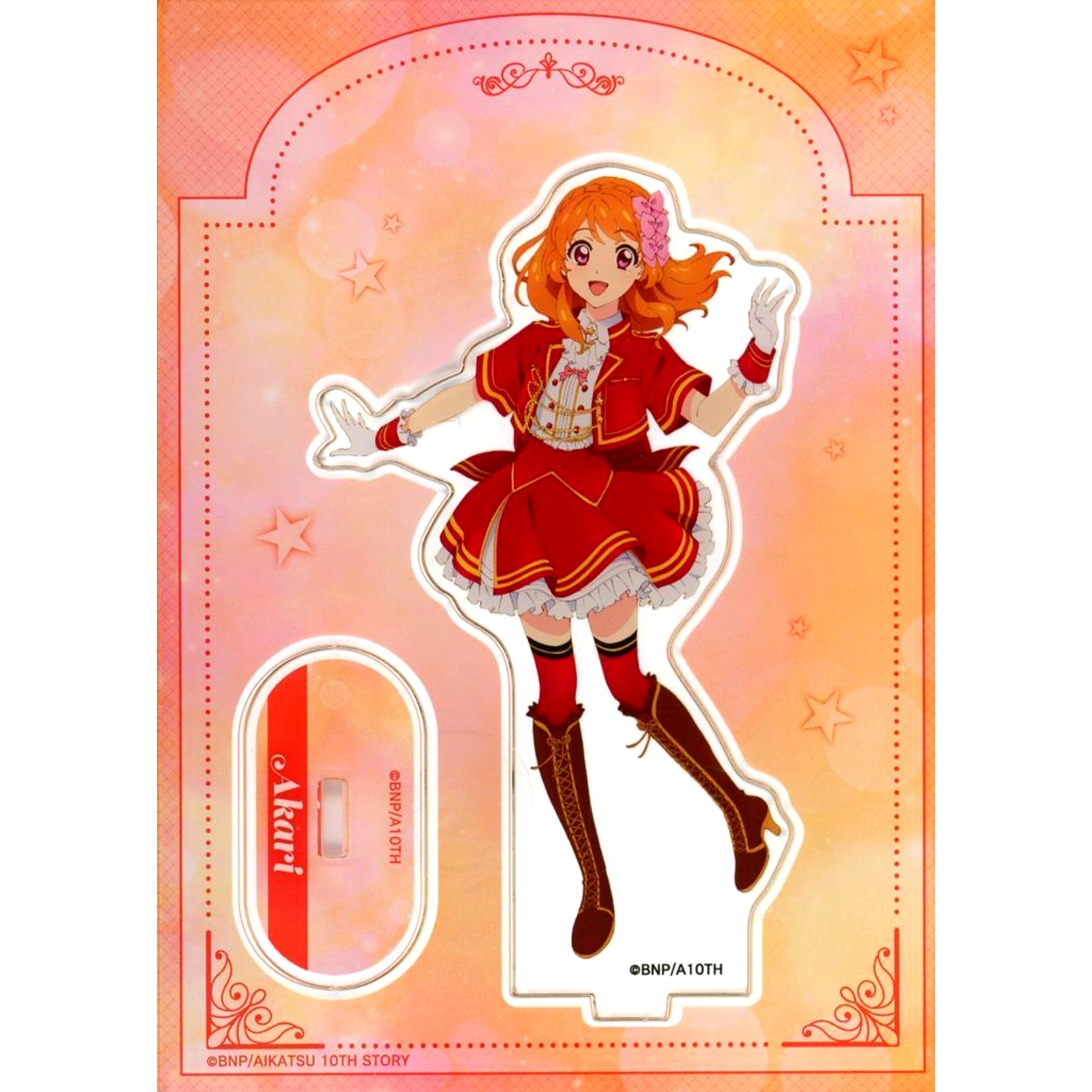Akari Ozora Acrylic Figure Stand Dream Collaboration Festival Aikatsu! Series and Pretty Series [USED]