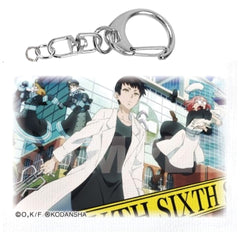Fire Force 6th Special Fire Brigade 05 Miniature Canvas Keychain Part 1 Keychains [USED]