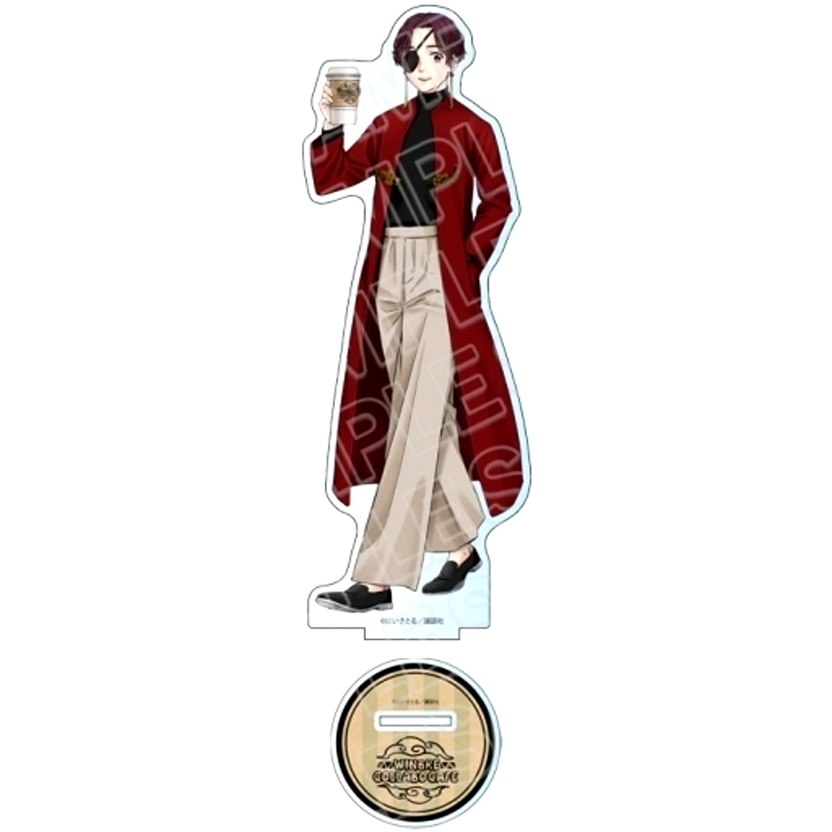 Hayato Suo Cafe Ver. WIND BREAKER Huge Acrylic Stand [USED]