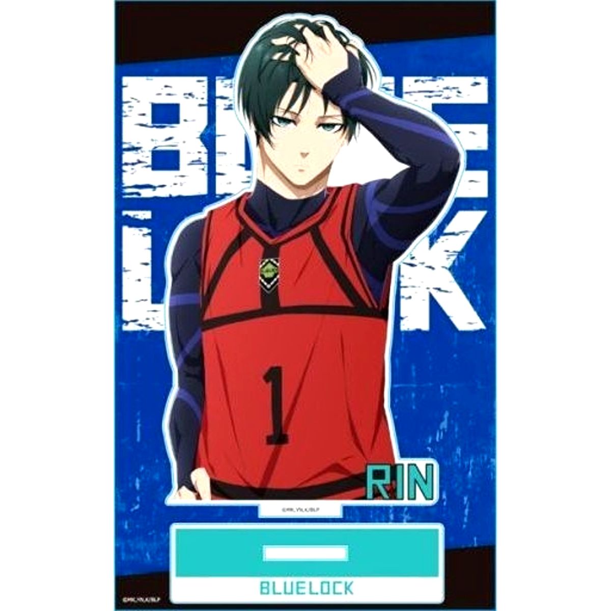 H. Rin Itoshi Acrylic Character Stand Blue Lock [USED]