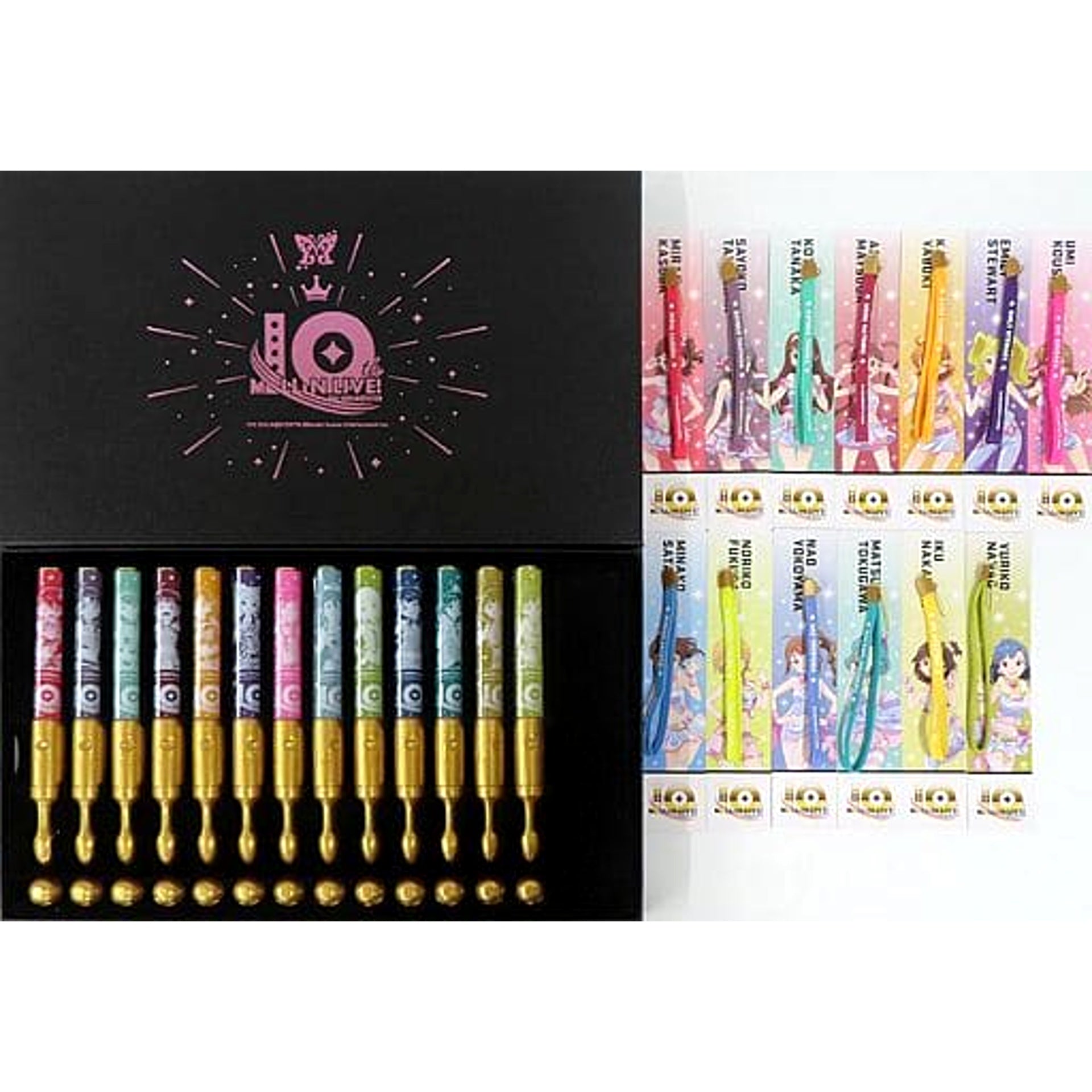 THE IDOLM@STER Million Live! Princess 10thLIVE Ver. Set of 13 Official Concert Light [USED]