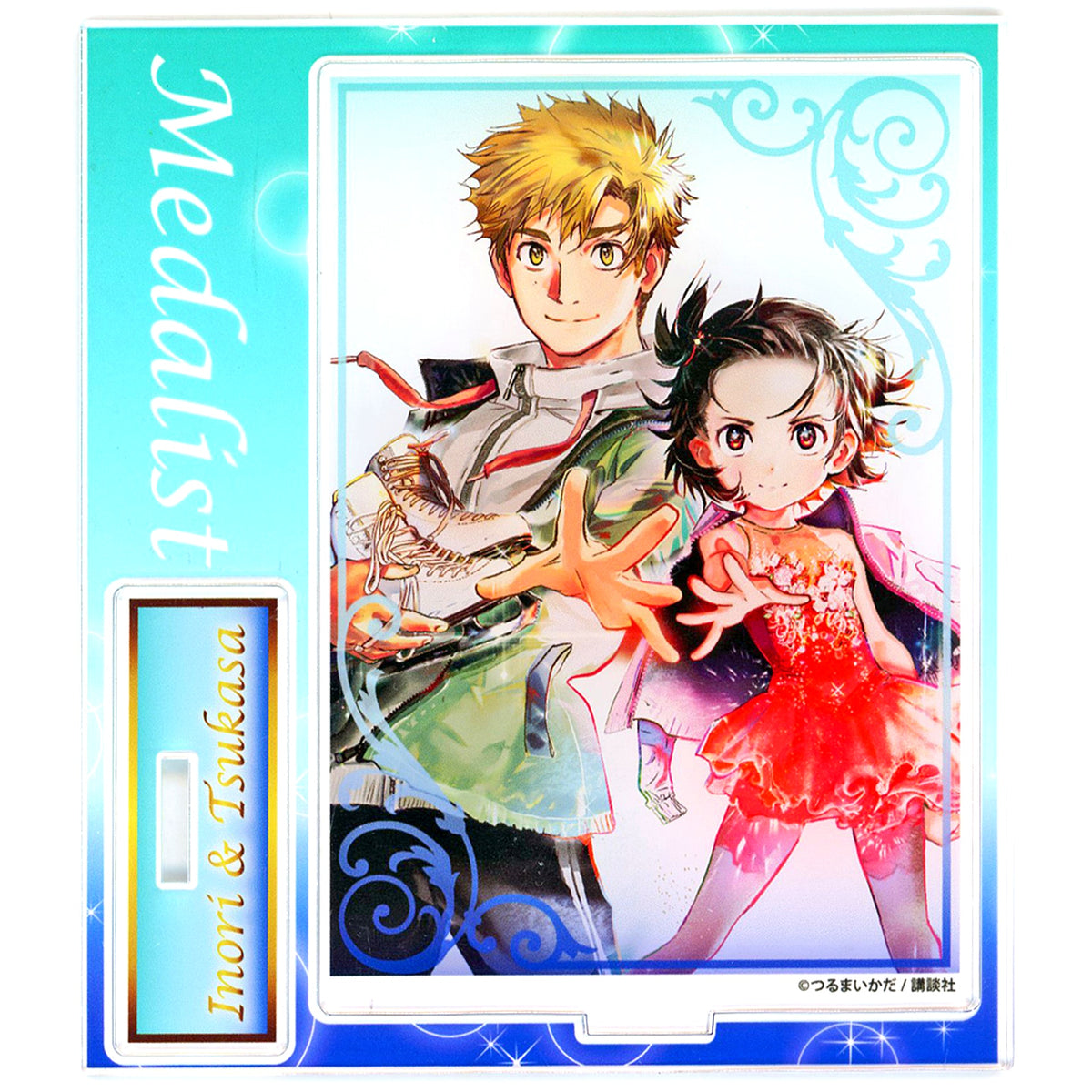 Inori Yuitsuka & Tsukasa Akaji Vol. 1 Cover Illustration Medalist Acrylic Stand Kuji Mate B-1 Prize [USED]