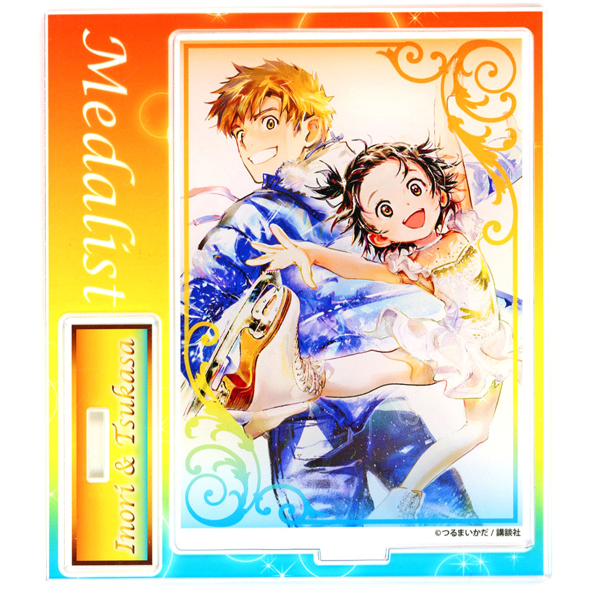 Inori Yuitsuka & Tsukasa Akaji Vol. 3 Cover Illustration Medalist Acrylic Stand Kuji Mate B-3 Prize [USED]