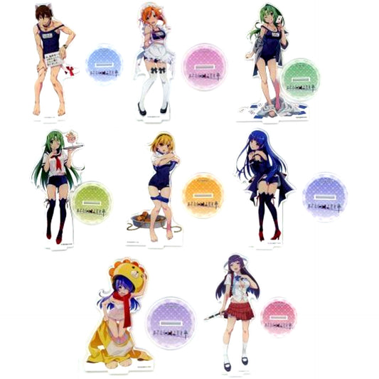 Set of 8 D Prize Higurashi When They Cry Sotsu Acrylic Stand Web Kuji Vol.6 After Batsu Game Party [USED]