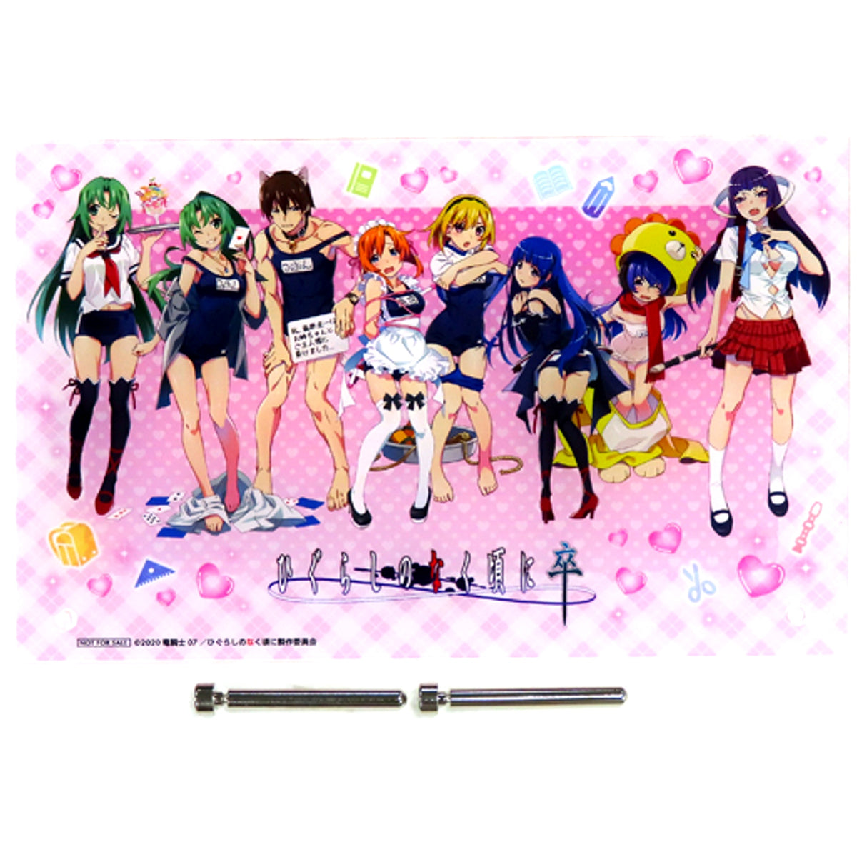 All Characters Higurashi When They Cry Sotsu WEB Kuji 6th After Batsu Game Party! More Chance! Winning Prize Acrylic Panel [USED]