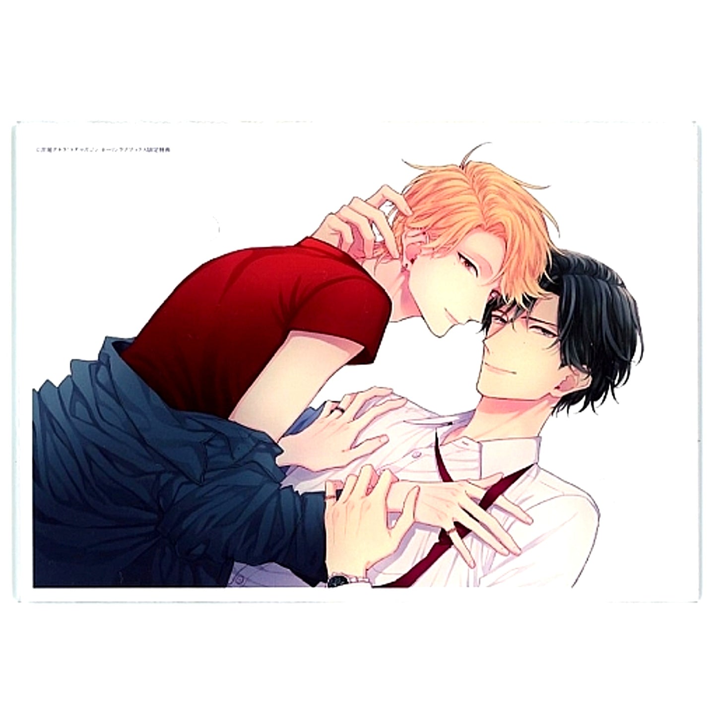 Kazuki Hara & Kaoru Kanzawa A5 Acrylic Plate Comics Musunda Koi no Tsutaekata Vol. 2 Horin Love Books Paid Bonus [USED]