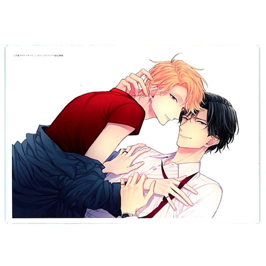 Kazuki Hara & Kaoru Kanzawa A5 Acrylic Plate Comics Musunda Koi no Tsutaekata Vol. 2 Horin Love Books Paid Bonus [USED]