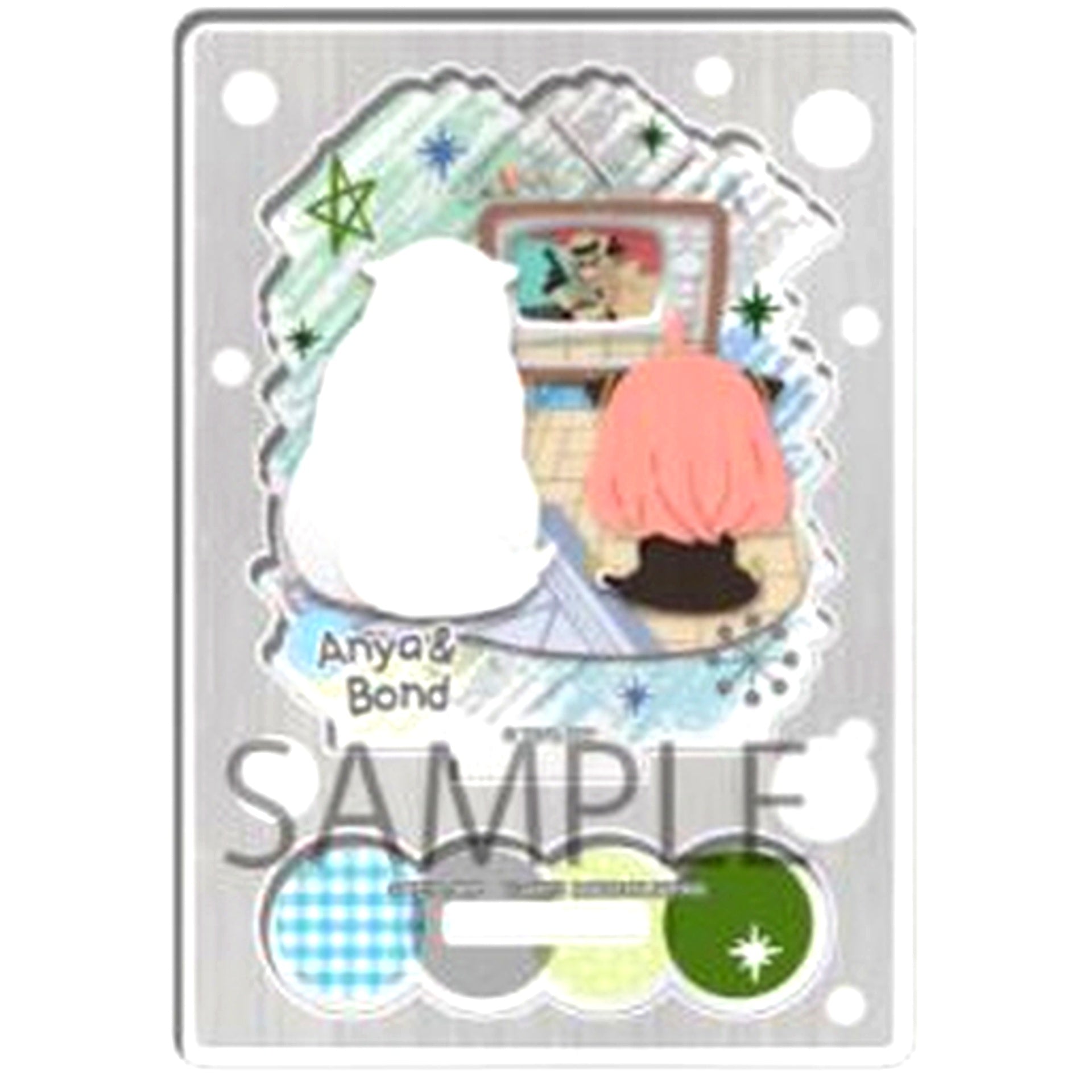 Anya & Bond 2 Papercraft Trading Acrylic Stand Spy x Family HOME TIME [USED]