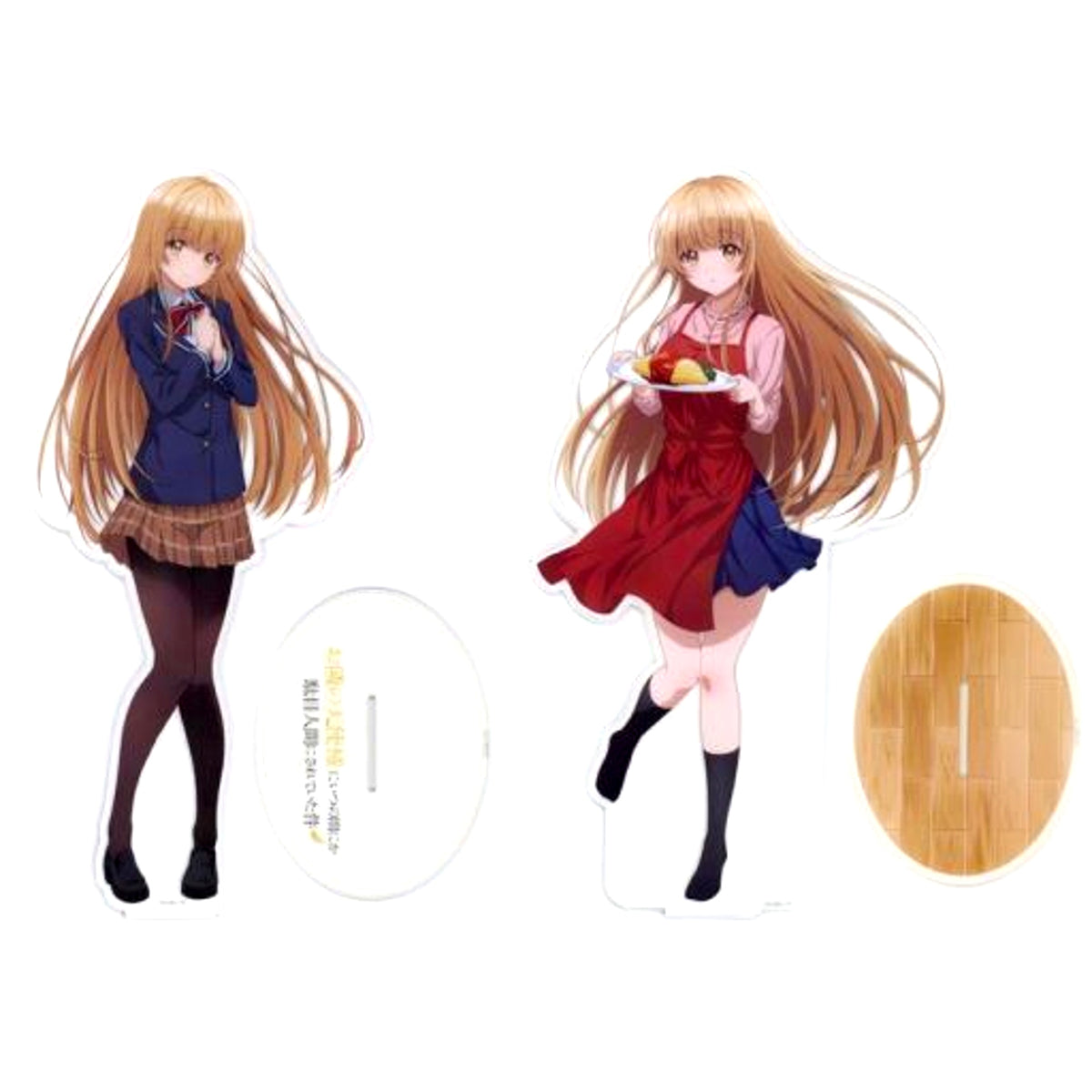 Set of 2 BIG Acrylic Stand The Angel Next Door Spoils Me Rotten [USED]