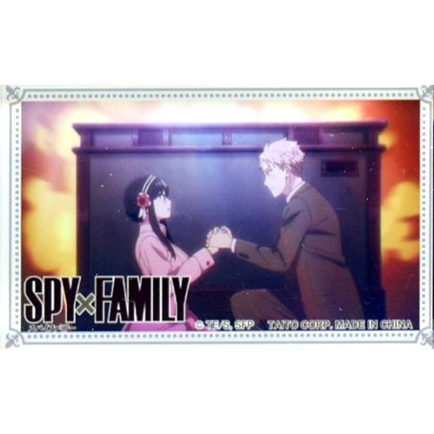 Loid Forger & Yor Forger Scene Shot Acrylic Block Stand Spy x Family [USED]